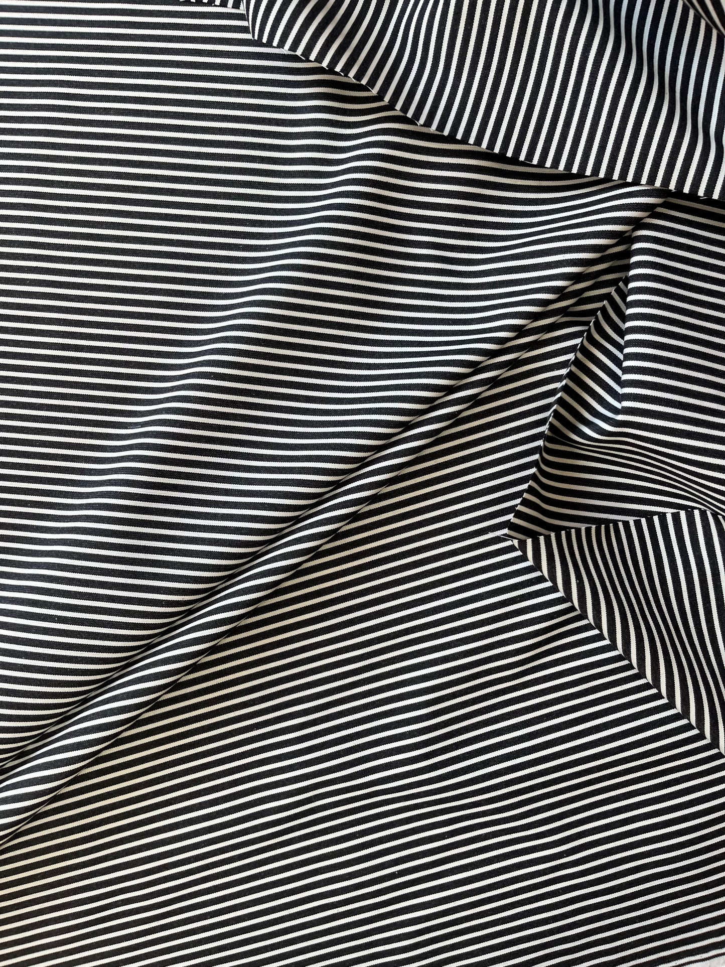 Black & White Pin Stripe