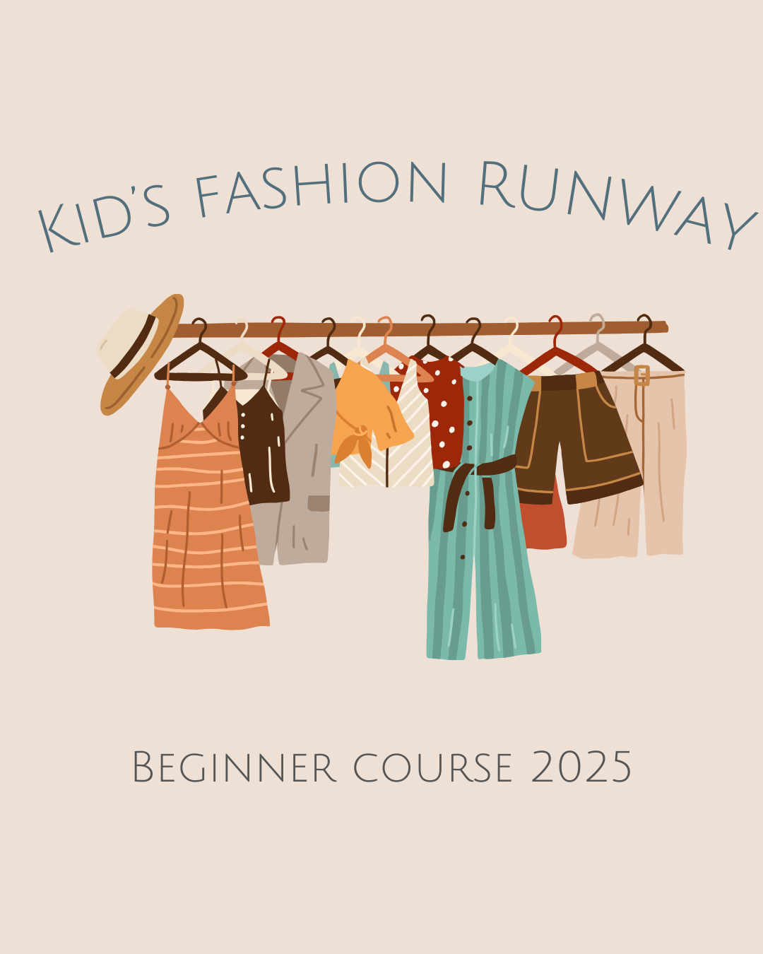 FULL - Kids Beginner Fashion Runway Class — 13 week course 2025