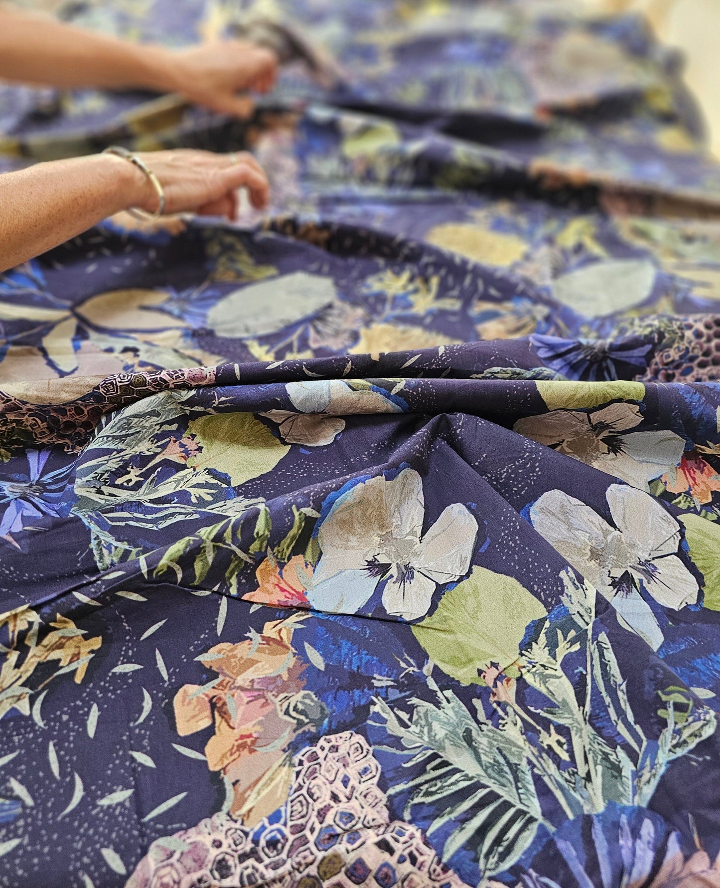 Spotted Quoll - No Bee, No Me Organic Cotton Poplin