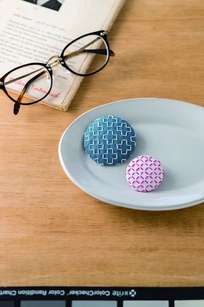 COSMO Sashiko Embroidery Brooch Set Kit