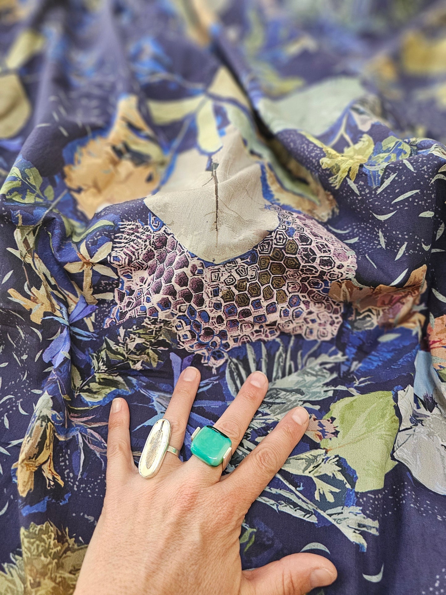 Spotted Quoll - No Bee, No Me Organic Cotton Poplin