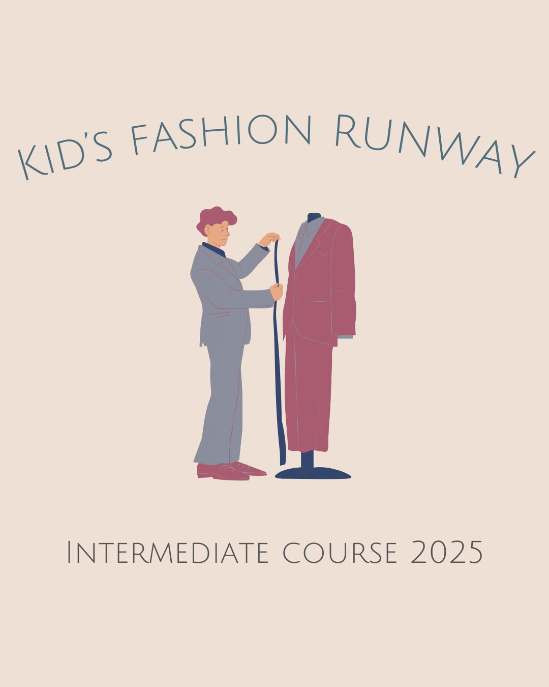 FULL - Kids Intermediate Fashion Runway Class — 13 week course 2025