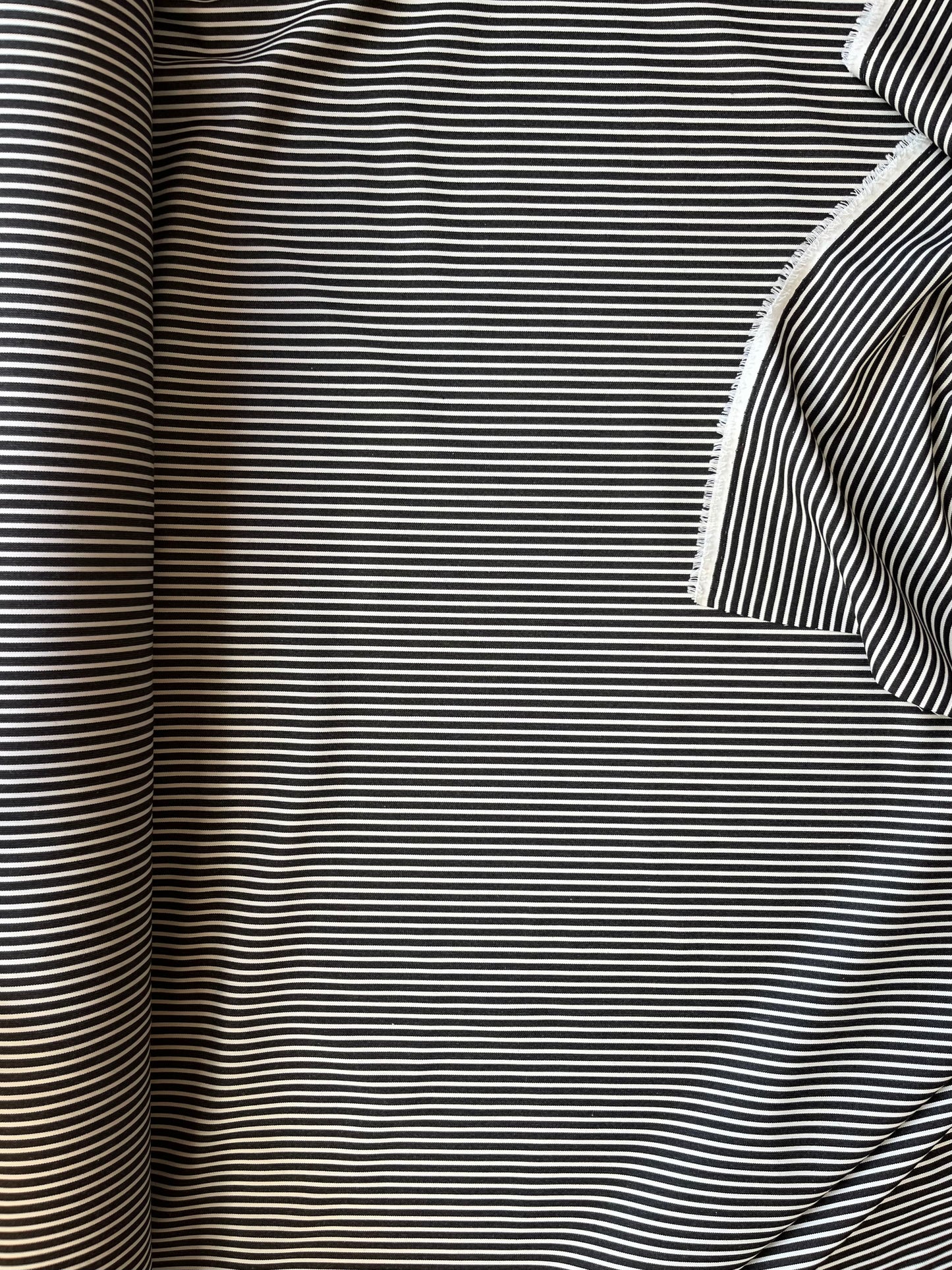 Black & White Pin Stripe