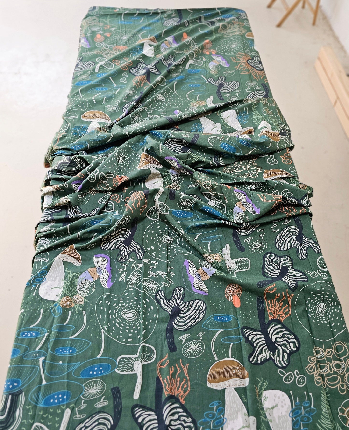 Spotted Quoll - Tassie Fungi Organic Cotton Poplin