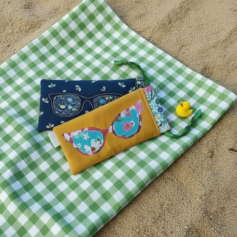 Wild Stitch Studio Seaside Sunglasses Case