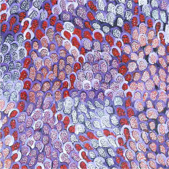 Gari Dari Indigenous Fabric - Cindy Wallace Blue