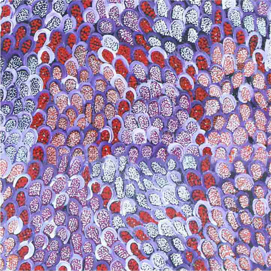 Gari Dari Indigenous Fabric - Cindy Wallace Blue