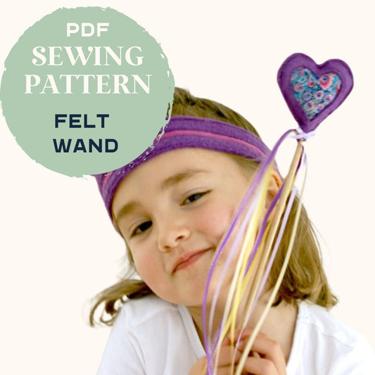 Sewing Pattern Felt Wand Schooza Makes
