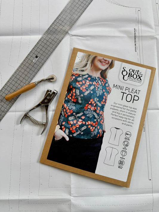 Spotted Quoll Sewing Pattern - Mini Pleat Top