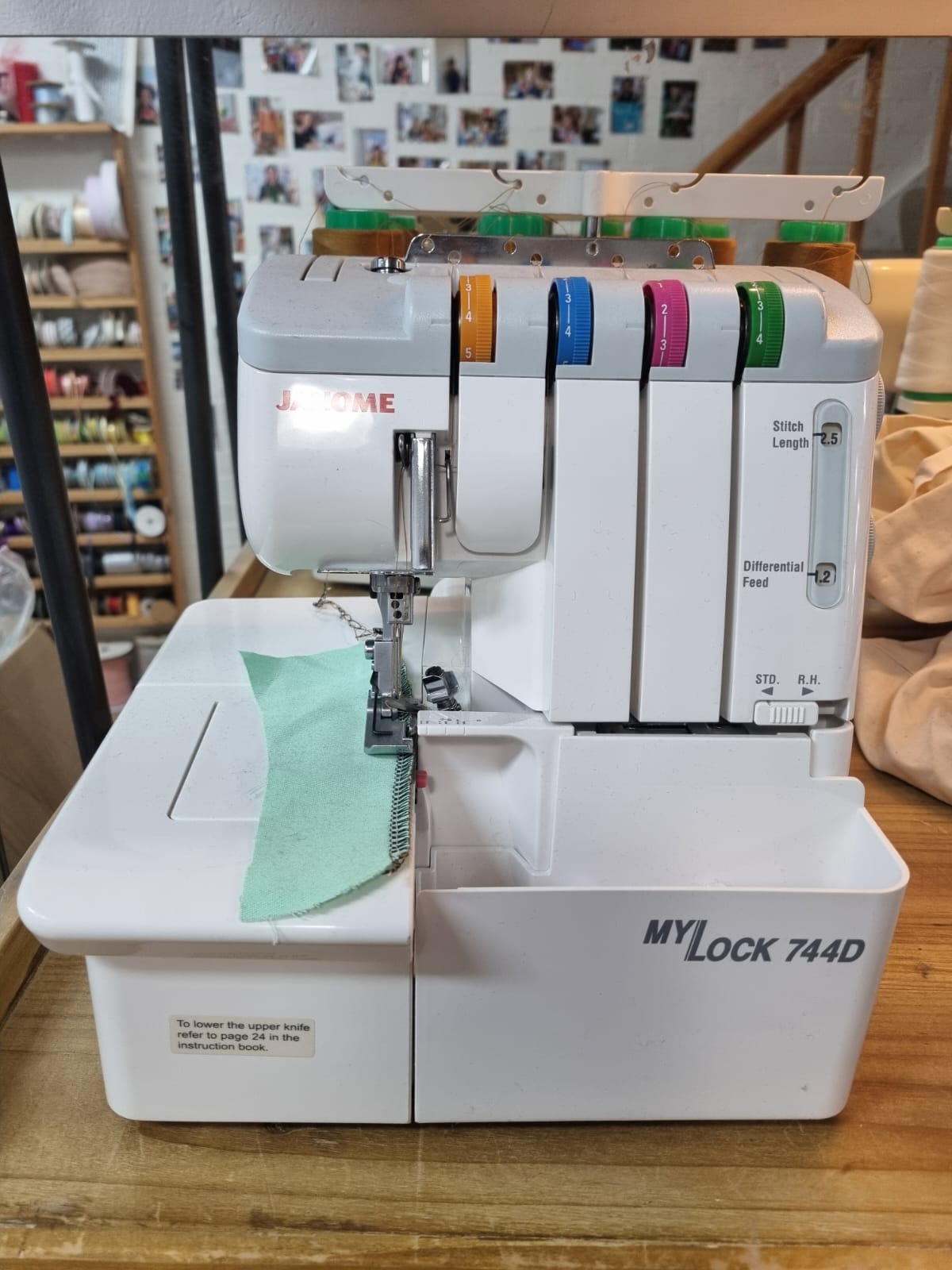 Secondhand Janome MyLock 744D Overlocker