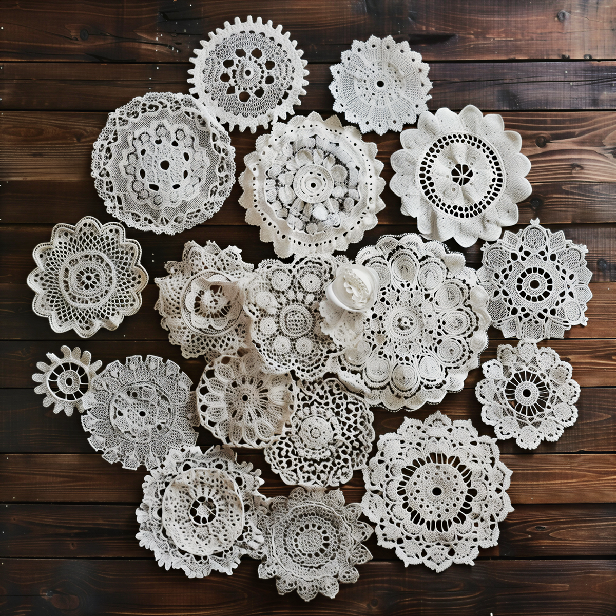 Vintage Doilies - Fill a bag