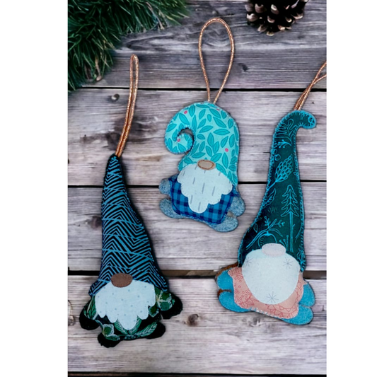 Christmas Gnome Ornament Pattern - Wild Stitch Studio
