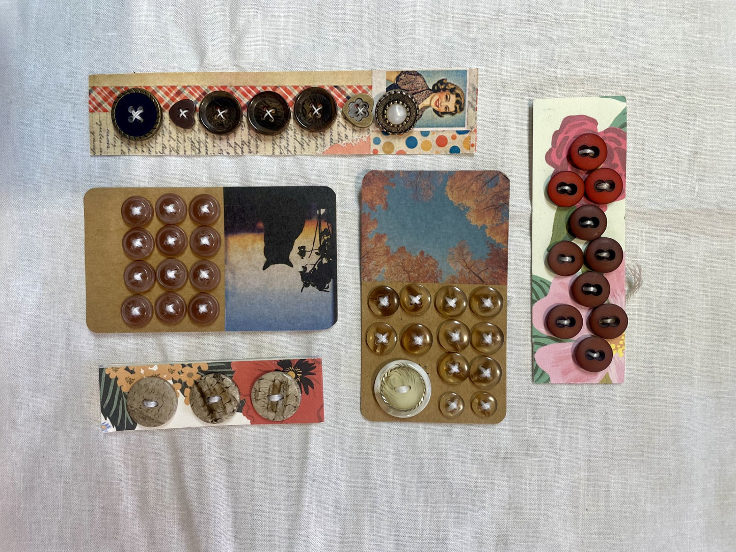 Five Button Cards