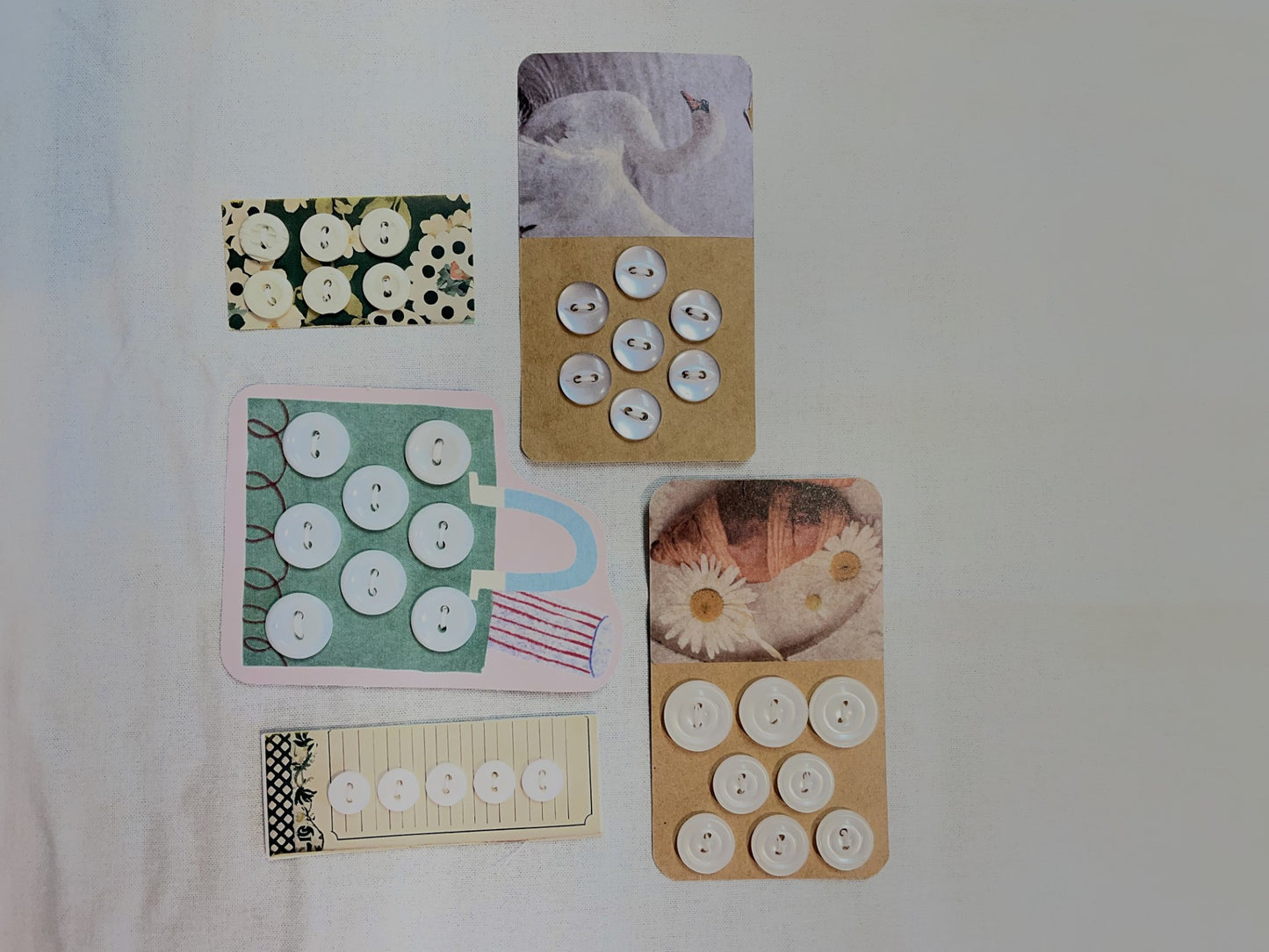 Five Button Cards