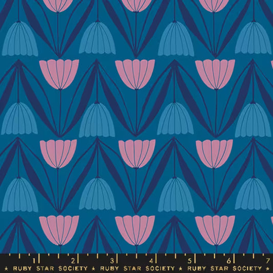 Tulips in Blue Raspberry